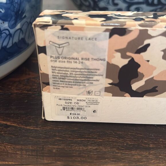 NWT Hanky Panky Camouflage Box Set of 5 - Picture 3 of 3